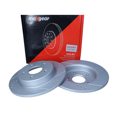 MAXGEAR TARCZA HAMULCOWA FORD TYŁ FOCUS 04-/C-MAX 265MM NAWIERCANA I NACINANA