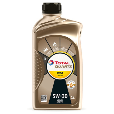 TOTAL OLEJ QUARTZ 5W30 1L INEO LONGLIFE SN / LOW SAPS C3 / 229.51 / 504.00 507.00 / LL04 / C30 / POMPOWTR. / DPF