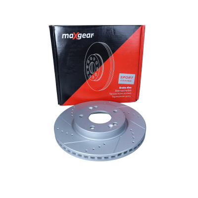 MAXGEAR TARCZA HAMULCOWA KIA PRZÓD CEED 12- KOŁA 15" NAWIERCANA I NACINANA