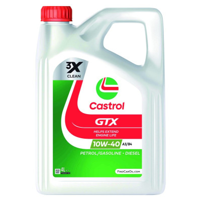 CASTROL OLEJ 10W40 4L GTX / SP / A3/B4 / 501.01 505.00 / 9.55535-D2 9.55535-G2 / 229.3 226.5 / RN0700/0710