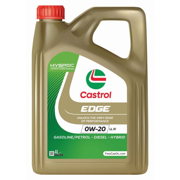 CASTROL OLEJ 0W20 4L EDGE LL04 / C5 / 508.00 509.00 / PORSCHE C20 / WSS-M2C956-A1