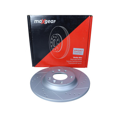 MAXGEAR TARCZA HAMULCOWA PEUGEOT TYŁ 407/508/607 04- NAWIERCANA I NACINANA