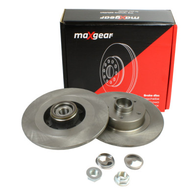 MAXGEAR TARCZA HAMULCOWA RENAULT TYŁ GRAND SCENIC 09- 2,0DCI KPL Z ŁOŻYSKIEM ABS