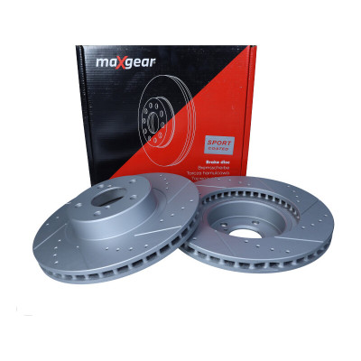 MAXGEAR TARCZA HAMULCOWA SUBARU PRZÓD LEGACY/IMPREZA/FORESTER 03-/08- 277MM NAWIERCANA I NACINANA