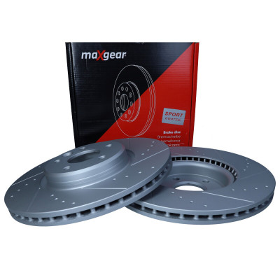 MAXGEAR TARCZA HAMULCOWA VOLVO PRZÓD S40/V50/FOCUS ST NAWIERCANA I NACINANA