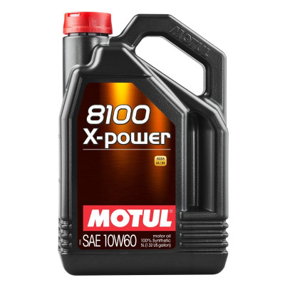 MOTUL OLEJ 10W60 5L 8100 X-POWER/ SN/CF/ A3/B4