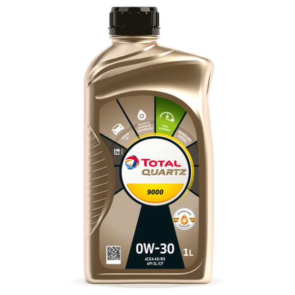 TOTAL OLEJ QUARTZ 0W30 1L 9000/ VCC 95200377/ A7/B7/ SL/ RN0700