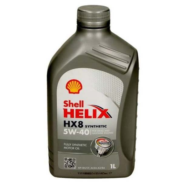SHELL OLEJ 5W40 1L HELIX HX8 SN / A3/B4 / 229.3 / 502.00 505.00 / 229.3 / RN710 / 9.55535-M2