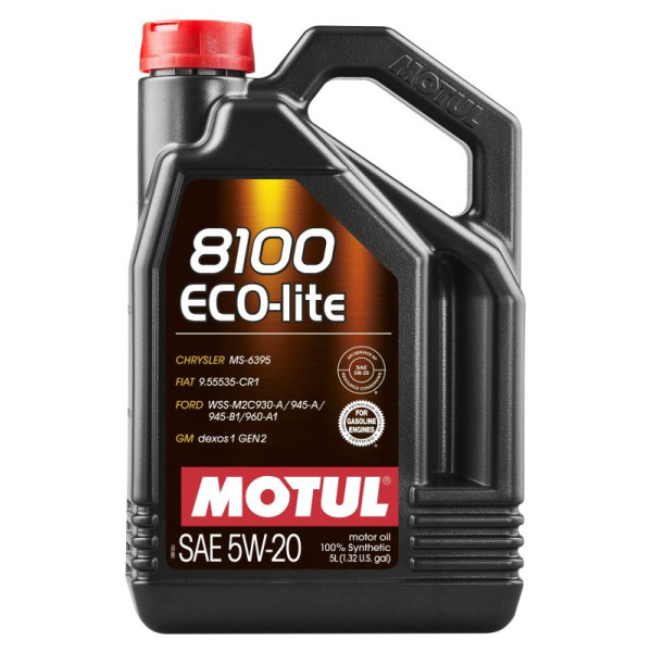 MOTUL OLEJ 5W20 5L 8100 ECO LITE / GF6-A / DEX1 GEN2 / MS-6395 / WSS M2C 945A