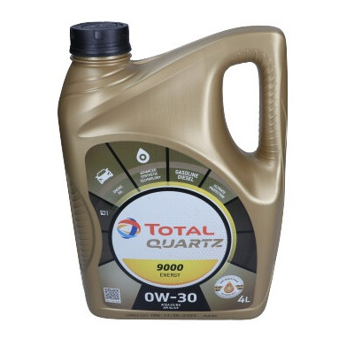 TOTAL OLEJ QUARTZ 0W30 4L 9000 ENERGY A3/B4 / SL/CF / 229.5 / 502.00 505.00 / GM-LLA025/B025