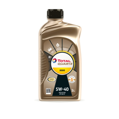 TOTAL OLEJ QUARTZ 5W40 1L 9000 A3/B4 / SN/CF / 229.5 / 502.00 505.00 / PORSCHE A40 / PSA B71 2296 / 9.55535-M2