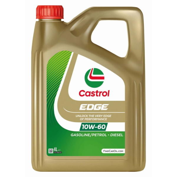 CASTROL OLEJ 10W60 4L EDGE TITANIUM / A3/B3 / A3/B4 / SN/CF / BMW M-MODELS / 501.01 505.00