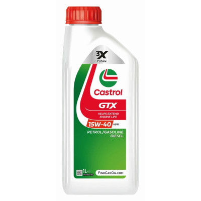 CASTROL OLEJ 15W40 1L GTX / A3/B4 / SP / 229.1 / 501.01 505.00 / 9.55535-D2