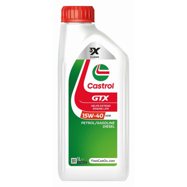 CASTROL OLEJ 15W40 1L GTX / A3/B4 / SP / 229.1 / 501.01 505.00 / 9.55535-D2
