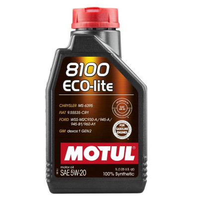 MOTUL OLEJ 5W20 1L 8100 ECO LITE / GF6-A / DEX1 GEN2 / MS-6395 / WSS M2C 945A