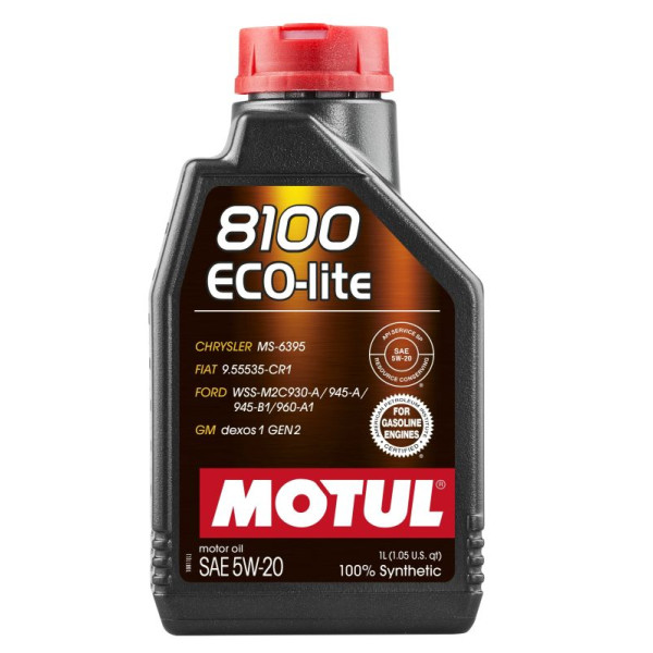 MOTUL OLEJ 5W20 1L 8100 ECO LITE / GF6-A / DEX1 GEN2 / MS-6395 / WSS M2C 945A