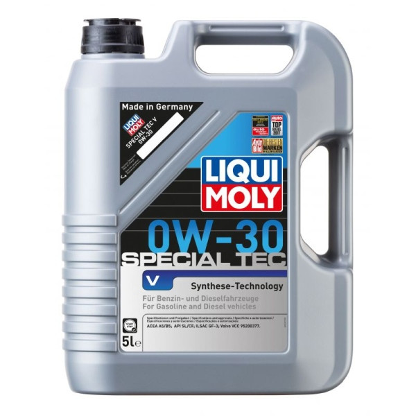 LIQUI MOLY OLEJ 0W30 5L SPECIAL TEC V / VOLVO / SL/CF / A5/B5 / GF-3 / VCC 95200377