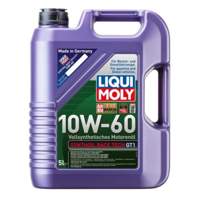 LIQUI MOLY OLEJ 10W60 5L SYNTHOIL RACE TECH GT1 SL/CF