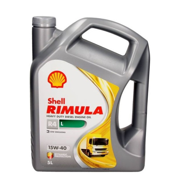 SHELL OLEJ 15W40 5L RIMULA R4 L CJ-4 / MAN 3275 / 228.3 228.31 / VDS-4 VDS-3 SAMOCHODY CIĘŻAROWE
