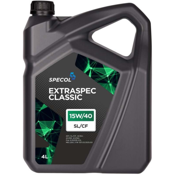 SPECOL OLEJ 15W40 4L EXTRASPEC CLASSIC SL/CF/ 229.1/ 501.01 505.00