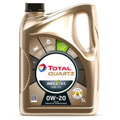 TOTAL OLEJ 0W20 5L INEO QUARTZ XTRA LL C5/C6 / GF-6A / 508.00 509.00 / PORSCHE C20 / WSS-M2C 956-A1