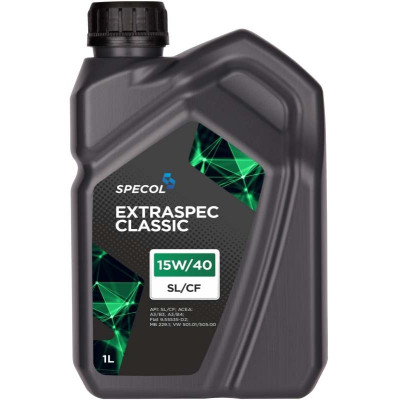 SPECOL OLEJ 15W40 1L EXTRASPEC CLASSIC SL/CF/ 229.1/ 501.01 505.00