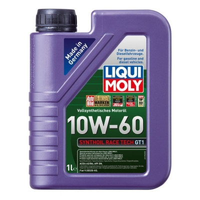 LIQUI MOLY OLEJ 10W60 1L SYNTHOIL RACE TECH GT1 SL/CF