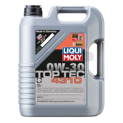 LIQUI MOLY OLEJ 0W30 5L TOP TEC 4310 C2 / 9.55535-DS1 9.55535-GS1 / B71 2312