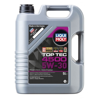 LIQUI MOLY OLEJ 5W30 5L TOP TEC 4500 C1 / WSS-M2C 934-B / STJLR.03.5005/ MITSUBISHI / MAZDA