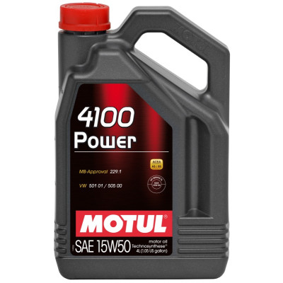 MOTUL OLEJ 15W50 4L 4100 POWER/ 229.1/ 501.01 505.00