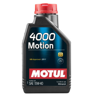 MOTUL OLEJ 15W40 1L 4000 MOTION/ 229.1