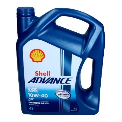 SHELL OLEJ 10W40 4L ADVANCE 4T AX7/ MOTOCYKLE