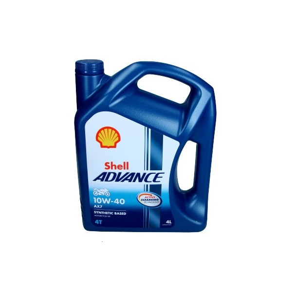 SHELL OLEJ 10W40 4L ADVANCE 4T AX7/ MOTOCYKLE