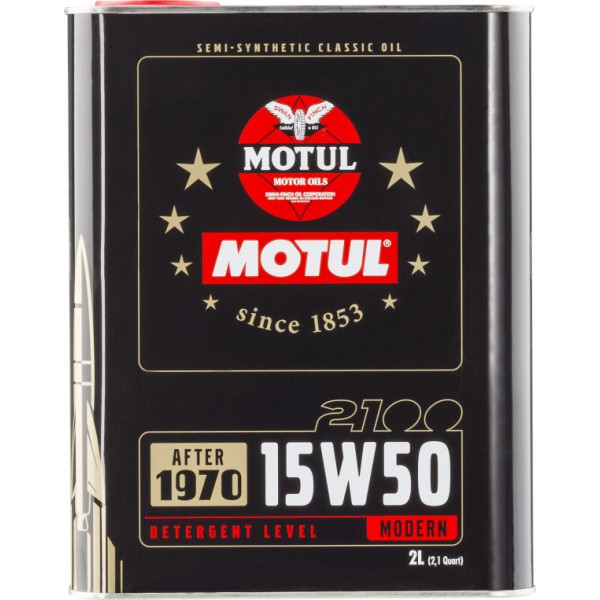 MOTUL OLEJ 15W50 CLASSIC OIL 2100 2L/ POJAZDY ZABYTKOWE 1970'-