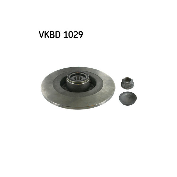 SKF TARCZA HAMULCOWA RENAULT T. SCENIC 1,2-2,0 09- Z ŁOŻYSKIEM ABS