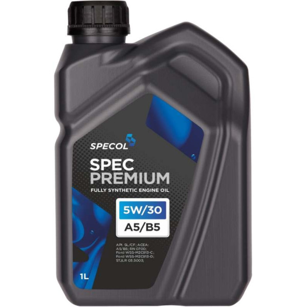 SPECOL OLEJ 5W30 1L PREMIUM A5/B5 / SL/CF / WSS M2C 913D / RN0700 / STJLR.03.5003