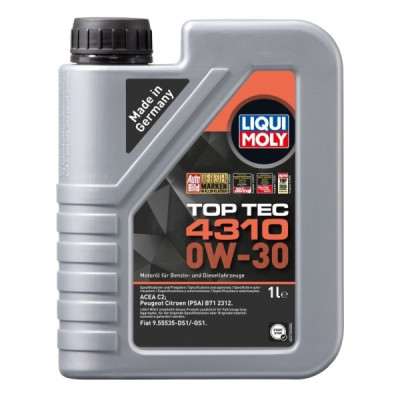 LIQUI MOLY OLEJ 0W30 1L TOP TEC 4310 C2 / 9.55535-DS1 9.55535-GS1 / B71 2312