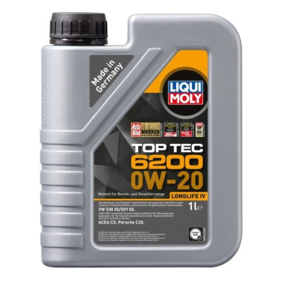 LIQUI MOLY OLEJ 0W20 1L TOP TEC 6200/ 508.00 509.00
