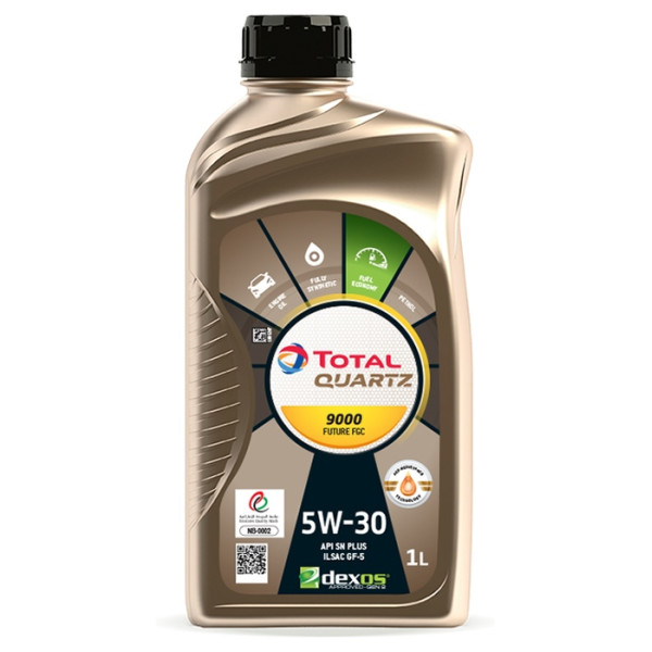 TOTAL OLEJ QUARTZ 5W30 1L 9000 FUTURE FGC SN+ / GF5 / DEXOS1 GEN2 / WSS M2C 946 B1 / MS-6395