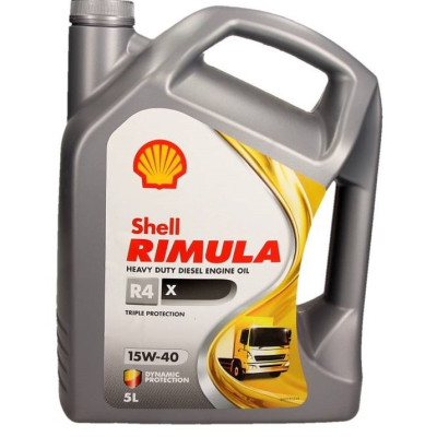 SHELL OLEJ 15W40 5L RIMULA R4 X / E7 / CI-4 / MAN 3275-1 / 228.3 / RLD -3 / VDS-3 / SAMOCHODY CIĘŻAROWE