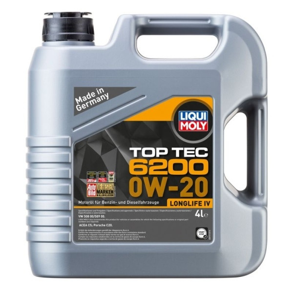 LIQUI MOLY OLEJ 0W20 4L TOP TEC 6200/ 508.00 509.00