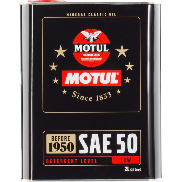 MOTUL OLEJ CLASSIC OIL SAE50 2L/ POJAZDY ZABYTKOWE 1950'-