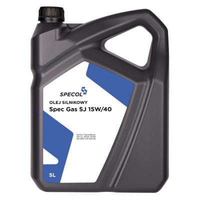 SPECOL OLEJ 15W40 5L SPEC GAS SJ/ LPG