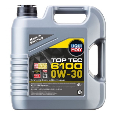 LIQUI MOLY OLEJ 0W30 4L TOP TEC 6100 C2 / LL-12 FE / BMW 83 21 2 365 935