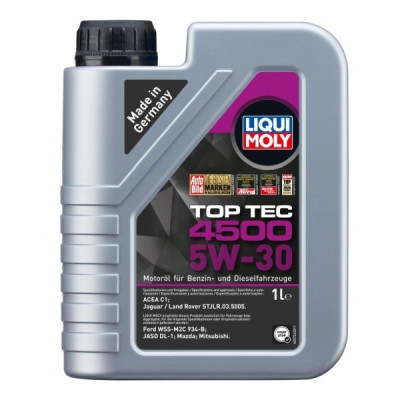 LIQUI MOLY OLEJ 5W30 1L TOP TEC 4500 C1 / WSS-M2C 934-B / MITSUBISHI / MAZDA