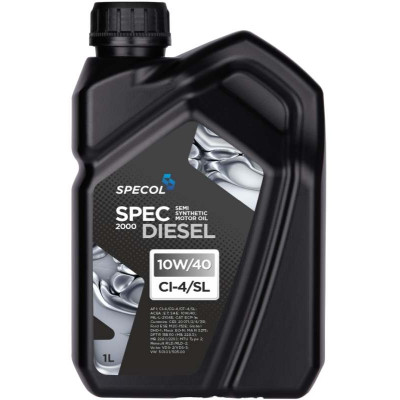 SPECOL OLEJ 10W40 1L SPEC DIESEL 2000 CI-4/SL / 228.2 228.3 229.1 / MAN 3275 / VDS 2/3