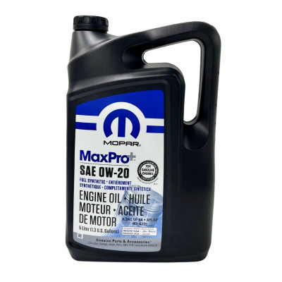 MOPAR OLEJ 0W20 5L/ SP/ GF-6A/ CHRYSLER JEEP DODGE RAM