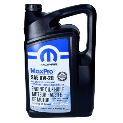 MOPAR OLEJ 0W20 5L/ SP/ GF-6A/ CHRYSLER JEEP DODGE RAM
