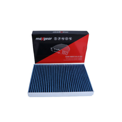 MAXGEAR FILTR KABINY VW A3/GOLF 98-/BORA/BEETLE/OCTAVIA 96- Z KLIMĄ WYS 30MM "SILVER CARBON" Z JONAMI SREBRA I WĘGLEM AKTYWNYM