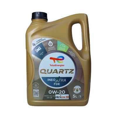 TOTAL OLEJ 0W20 5L QUARTZ INEO XTRA FDE / C6/C5 / SP / DEXOS D / 229.71 / WSS-M2C952-A1 / STJLR 03.5006